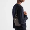 Kožená taška Prada Brique Saffiano Kožená taška Prada Brique Saffiano