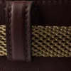 Kožená taška Prada Buckle s ozdobným páskem Kožená taška Prada Buckle s ozdobným páskem