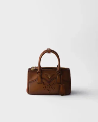 Kožená taška Prada Galleria Mini