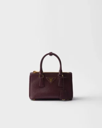 Kožená taška Prada Galleria Mini Saffiano