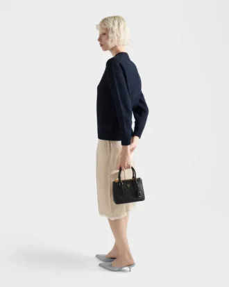 Kožená taška Prada Galleria Mini Saffiano