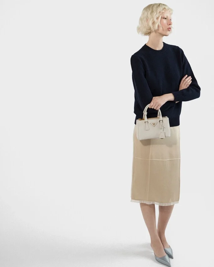 Kožená taška Prada Galleria Mini Saffiano Kožená taška Prada Galleria Mini Saffiano