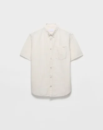 Košile s krátkými rukávy z chambray