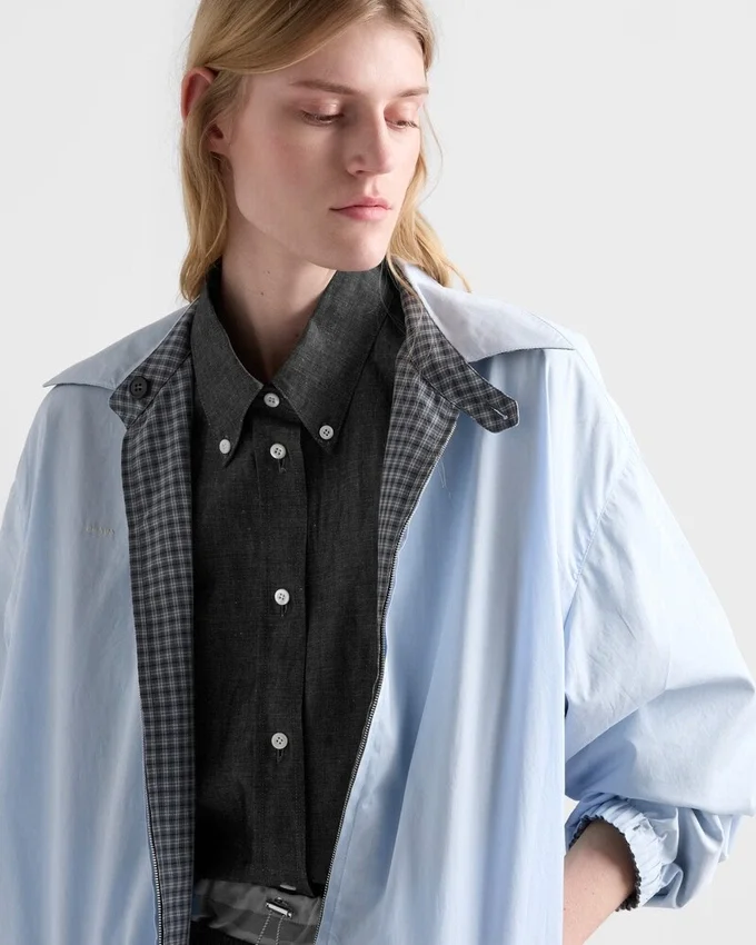 Košile s krátkými rukávy z chambray Košile s krátkými rukávy z chambray