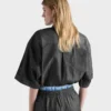 Košile s krátkými rukávy z chambray Košile s krátkými rukávy z chambray