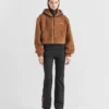Krátká bunda z dvojitého fleece