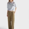 Krátké pruhované polo tričko Krátké pruhované polo tričko