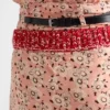 Květinová sukně z georgette Květinová sukně z georgette