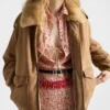Květinová sukně z georgette Květinová sukně z georgette