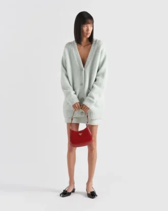 Lakovaná kabelka Prada Cleo