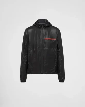 Lehká bunda s kapucí z materiálu Re-Nylon