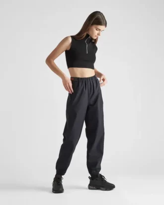 Lehké kalhoty s širokými nohavicemi z materiálu Bi-Stretch