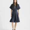 Lehké midi šaty z materiálu Re-Nylon Lehké midi šaty z materiálu Re-Nylon