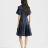 Lehké midi šaty z materiálu Re-Nylon Lehké midi šaty z materiálu Re-Nylon