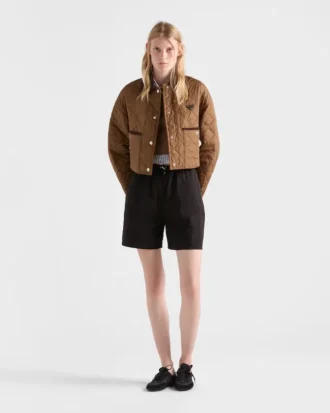 Lehká zkrácená bunda z materiálu Re-Nylon