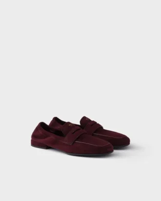 Loafers Shuffle z patinované semišové kůže Loafers Shuffle z patinované semišové kůže