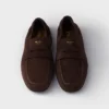 Loafers Shuffle z patinované semišové kůže Loafers Shuffle z patinované semišové kůže