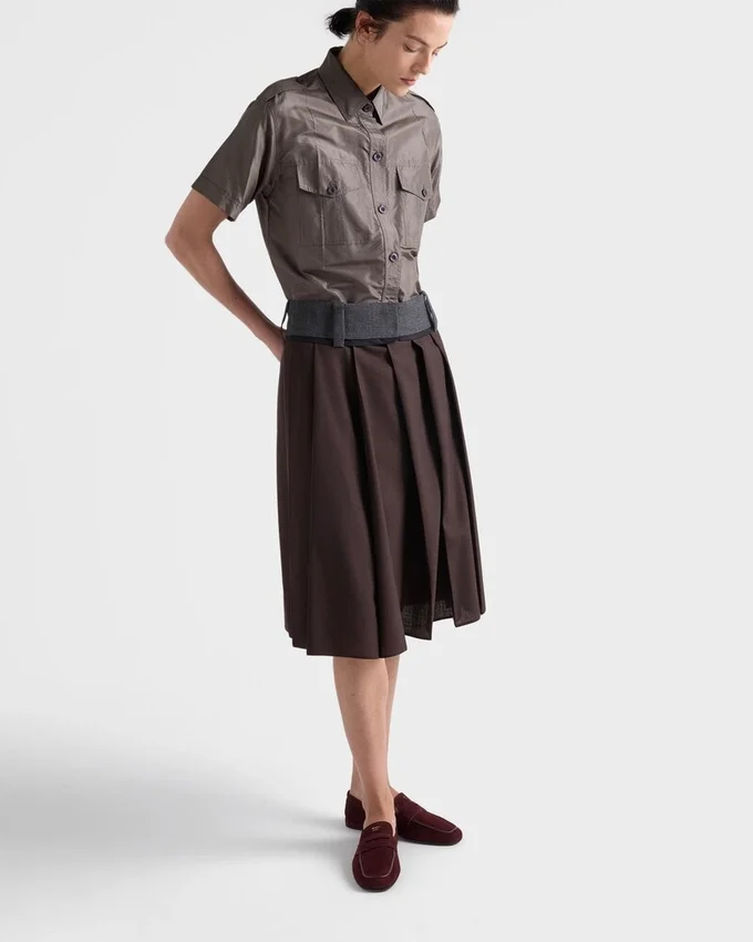 Loafers Shuffle z patinované semišové kůže Loafers Shuffle z patinované semišové kůže