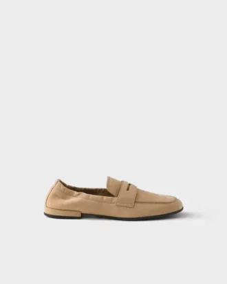 Loafery Shuffle z nubukové kůže Loafery Shuffle z nubukové kůže