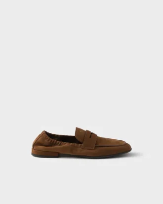 Loafery Shuffle z nubukové kůže Loafery Shuffle z nubukové kůže