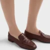 Loafery Shuffle z patinované kůže Loafery Shuffle z patinované kůže