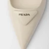 Lodičky s páskem přes patu z lakované kůže Saffiano Lodičky s páskem přes patu z lakované kůže Saffiano