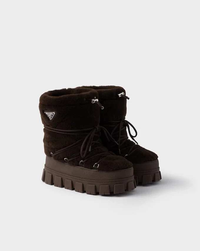Lyžařské boty Apras z ovčí kůže Lyžařské boty Apras z ovčí kůže