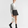 Malá kožená taška Prada Panier z kůže Saffiano Malá kožená taška Prada Panier z kůže Saffiano
