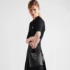 Malá kožená taška Prada Panier z kůže Saffiano Malá kožená taška Prada Panier z kůže Saffiano
