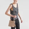 Malá kožená taška Prada Panier z kůže Saffiano Malá kožená taška Prada Panier z kůže Saffiano
