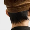 Manšestrová čepice typu newsboy Manšestrová čepice typu newsboy
