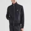 Mikina s detaily z materiálu Re-Nylon Mikina s detaily z materiálu Re-Nylon