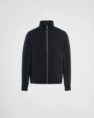 Mikina s rolákem a zipem Techno Knit