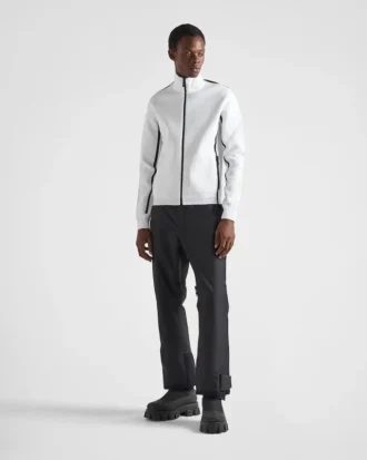 Mikina s rolákem a zipem Techno Knit