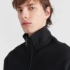 Mikina s rolákem a zipem Techno Knit