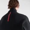 Mikina s rolákem a zipem Techno Knit