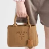 Mini bavlněná plátěná kabelka Prada Jardiniare Mini bavlněná plátěná kabelka Prada Jardiniare