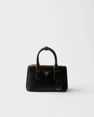 Mini kabelka Prada Galleria z lakované kůže Saffiano