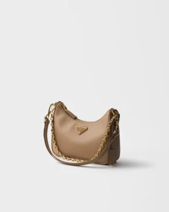 Mini kožená taška Prada Re-Edition Saffiano