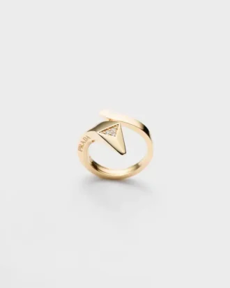 Mini prsten Eternal Gold Snake ze žlutého zlata a diamantů Mini prsten Eternal Gold Snake ze žlutého zlata a diamantů