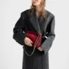 Mini semišová kabelka Prada EnchaîNa Mini semišová kabelka Prada EnchaîNa