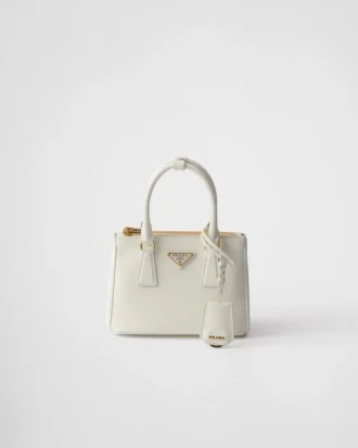 Mini taška Prada Galleria z lakované kůže Saffiano
