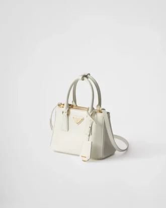 Mini taška Prada Galleria z lakované kůže Saffiano