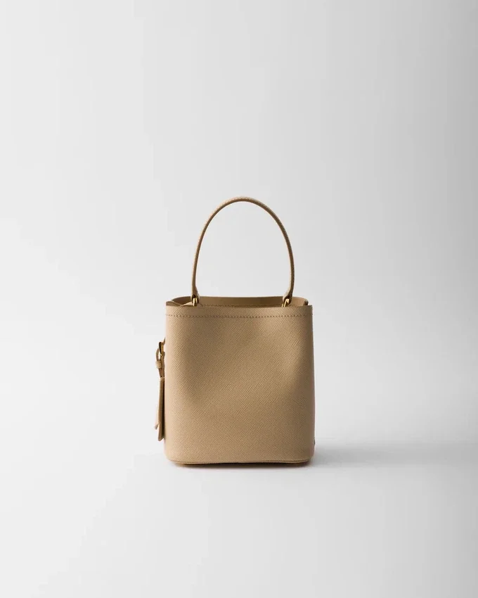 Mini taška Prada Panier z kůže Saffiano Mini taška Prada Panier z kůže Saffiano
