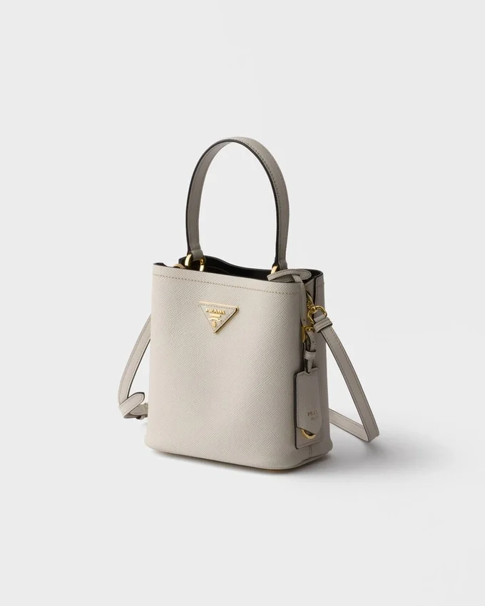 Mini taška Prada Panier z kůže Saffiano Mini taška Prada Panier z kůže Saffiano