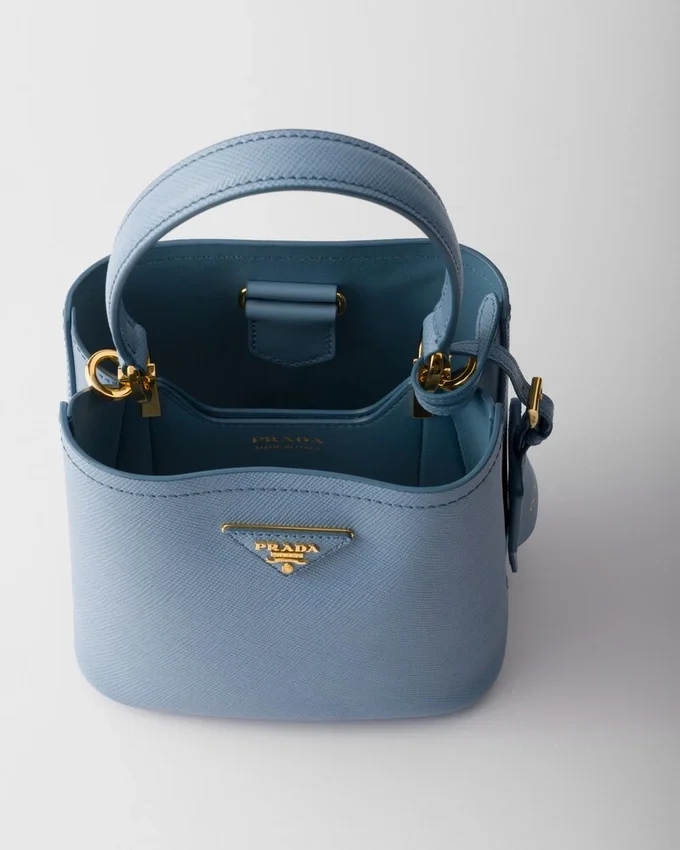 Mini taška Prada Panier z kůže Saffiano Mini taška Prada Panier z kůže Saffiano