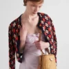 Mini taška Prada Panier z proutí a kůže Mini taška Prada Panier z proutí a kůže