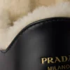 Mules z broušené kůže a ovčí kůže Mules z broušené kůže a ovčí kůže
