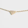 Náhrdelník Eternal Gold Micro Triangle z žlutého zlata a diamantů Náhrdelník Eternal Gold Micro Triangle z žlutého zlata a diamantů