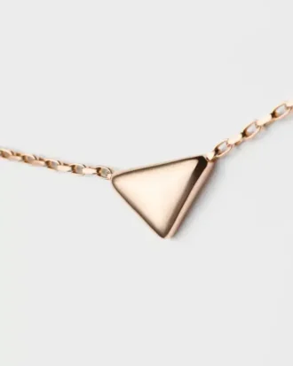 Náhrdelník Eternal Gold z růžového zlata s přívěskem Nano Triangle Náhrdelník Eternal Gold z růžového zlata s přívěskem Nano Triangle